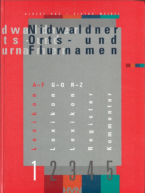 2003: Hug/Weibel, Orts- und Flurnamen